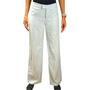 Guess Light Gray Boot-Cut Wide Leg Pants